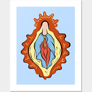 Vulva Mary - The Peach Fuzz Posters and Art